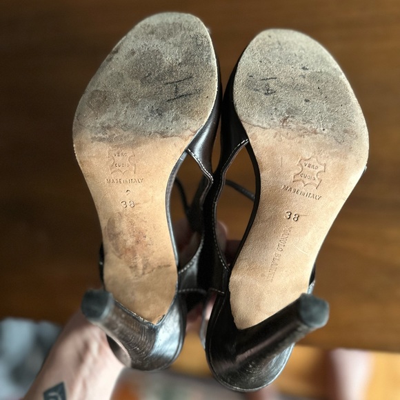 Manolo Blahnik - chocolate brown vintage heels - Picture 4 of 9